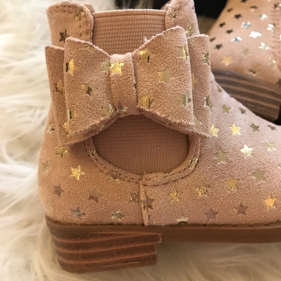 Baby Tahari Star & Bow Booties 5 - Picture 6 of 10